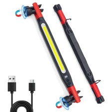 Magnetic Work Light 3000 Lumens, Rechargeable LED Flood Light with 180 Rotat...