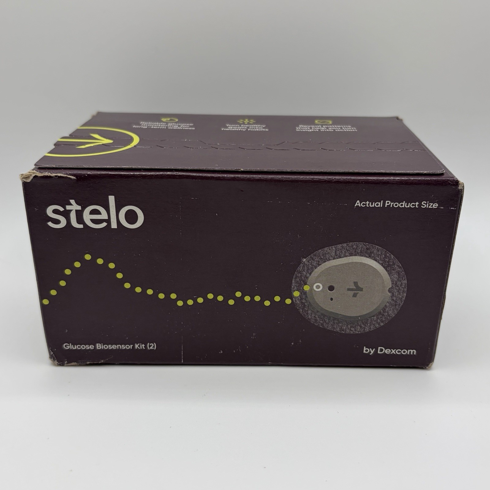 Dexcom Stelo Glucose Biosensor (OTC) - 1-Month Supply (2 Sensors)