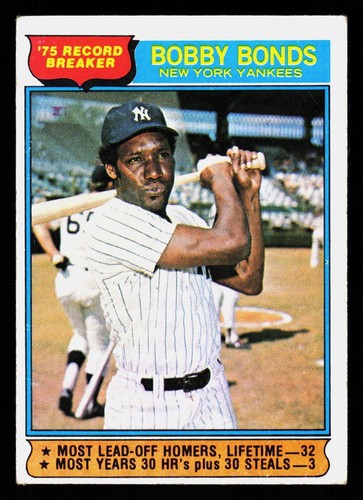1976 Topps #2 Bobby Bonds