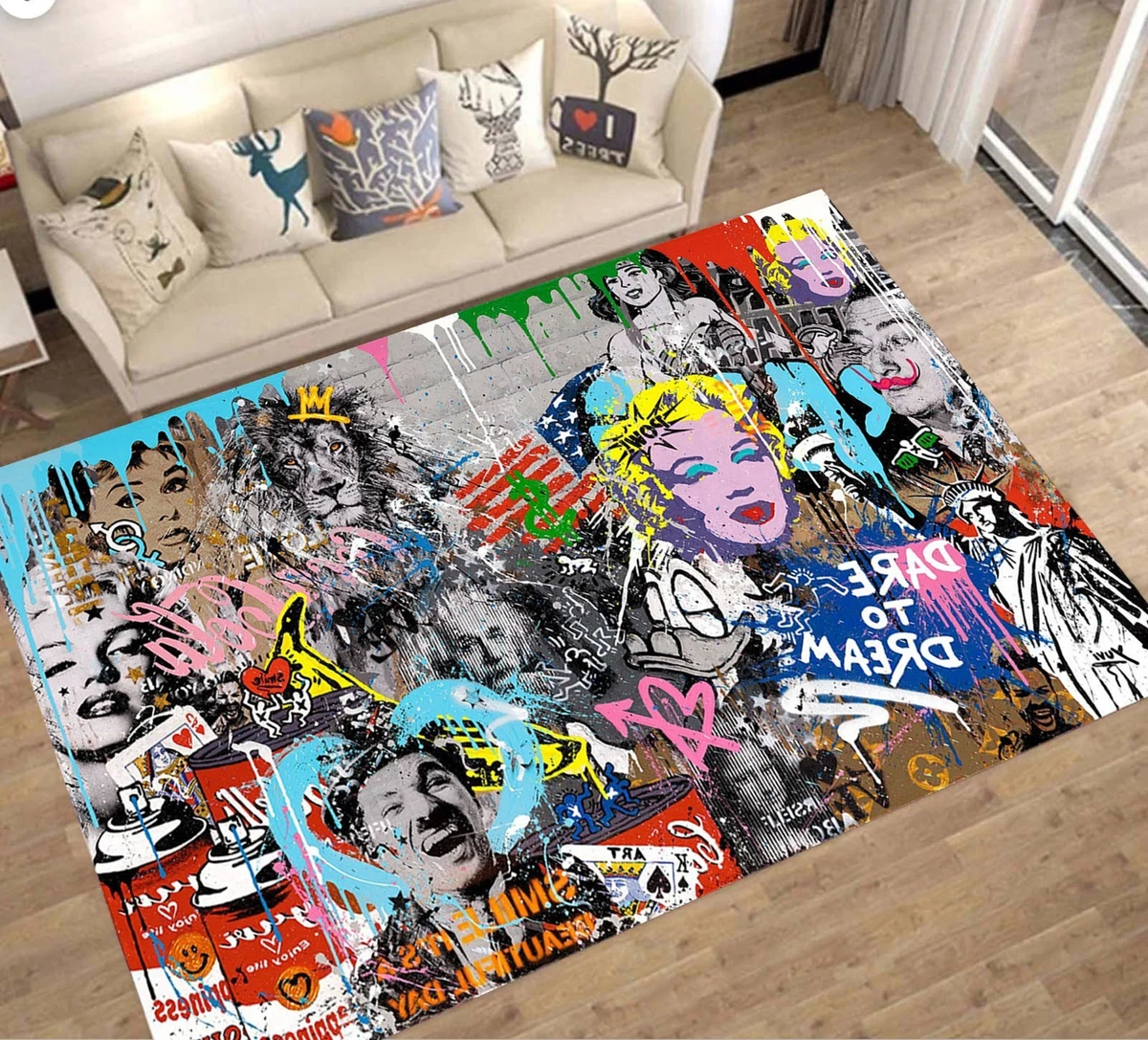 Marilyn Monroe Rug Indiana Area Rug for sale | eBay
