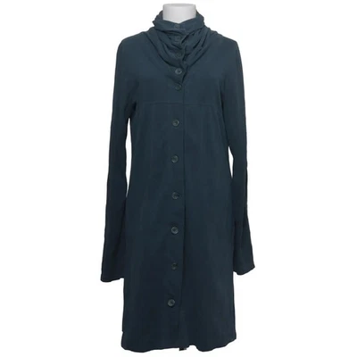 Wax, robe chemisier, taille : 40, bleu, coton/élasthanne, unicolore, femme #aaz - Photo 1/4