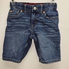 Levi s 511 Kids Denim Shorts Size 5 Reg Dark Wash Stretch RN89117 Made in Kenya