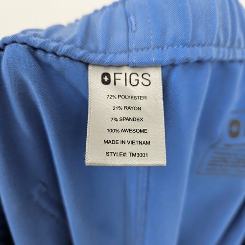 FIGS Scrub Pants Mens Medium Technical Collection Cairo Drawstring Light Blue - Picture 9 of 10