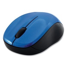 Verbatim Silent Wireless Blue LED Mouse, 2.4 GHz Frequency/32.8 ft Range, Blue