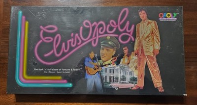 MONOPOLY モノポリー エルヴィス・プレスリー版 VTG 1995 Elvisopoly MONOPOLY Elvis Presley Ed. Rock 'N' Roll Board