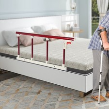 Bed Rails for Elderly Adults Safety Side Guard Assist Rail Foldable Bed Railing
