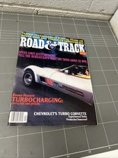 VINTAGE CAR MAGAZINE ROAD & TRACK MUSCLE CAR MOTOR RACING MANCAVE 1980s CHEVY