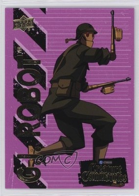2025 Upper Deck DC Creature Commandos Purple Neon 15/50 GI Robot #11 1mx6