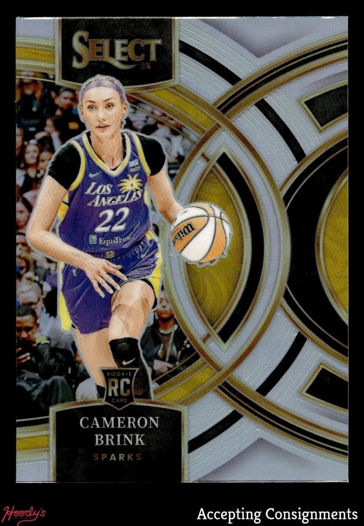 2024 Select WNBA Silver Prizms Premier Level #191 Cameron Brink RC ROOKIE SPARKS