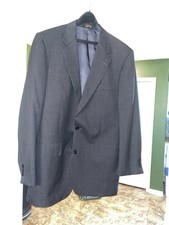 Brooks Brothers Blazer Jacket Sz 42L Grey Wool Brooksease USA