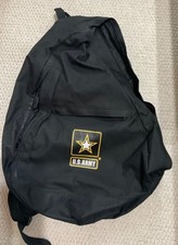 U.S. Army Black Sling One Strap Over Shoulder Crossbody Bag Backpack