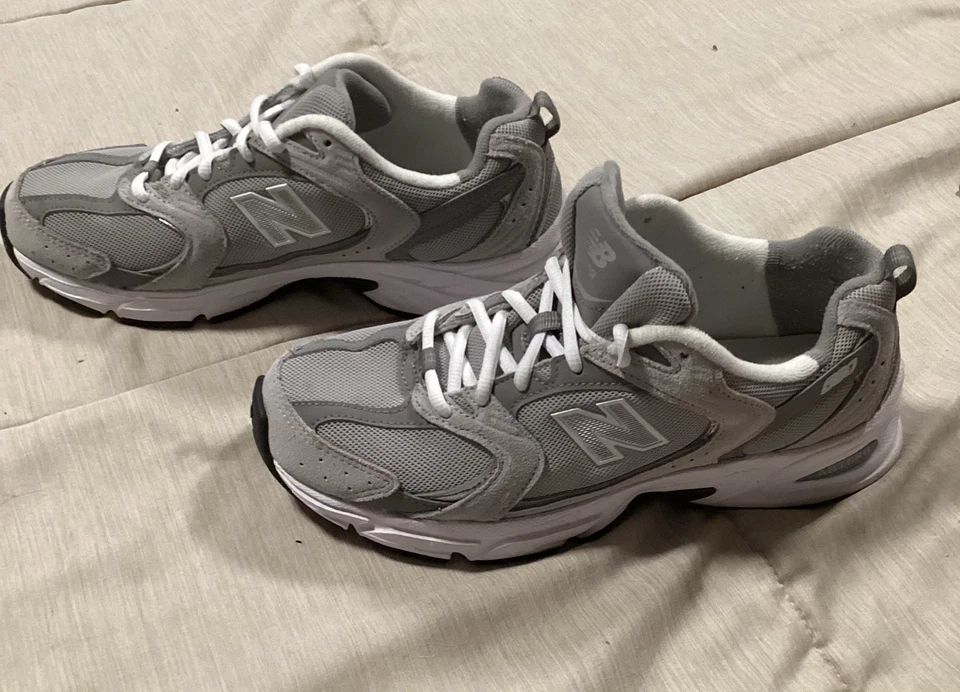 Tênis New Balance 530 Feminino Tamanho 8 Cinza Branco Masculino Tamanho 6.5" - Imagem 2 de 4