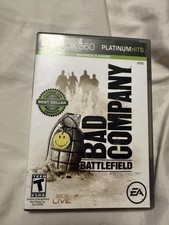 Battlefield Bad Company Platinum Hits CIB Xbox 360 TESTED