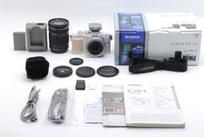 Exc 5 OLYMPUS PEN E-PL7 White Double Zoom Lens Kit 14-42mm 40-150mm from JAPAN