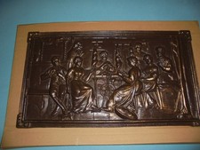 Ofenplatte / Motivplatte / Gusseisenplatte / 45 x 25 cm