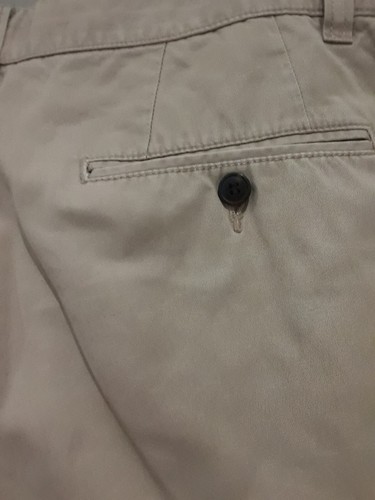 Sportscraft Mens Size 87 34 Beige Zip Fly Straight Leg W35 Chino Pants Pockets - Picture 14 of 20