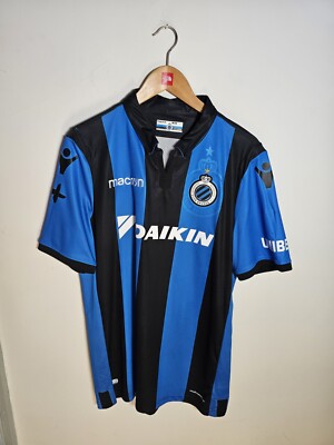 Club Brugge Football Shirt 2018-19 Size 2XL Home Kit MACRON