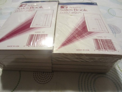 ADAMS SALES BOOKS WITH CARBON/50-SETS IN EACH BOOK/ 11-BOOKS - Picture 8 of 10