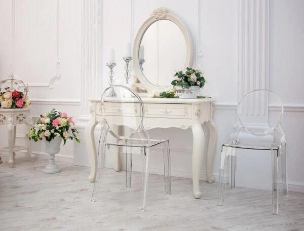 Chaise Ghost Elizabeth de haute qualité en plexiglas transparent produit de qualité - Photo 4/4