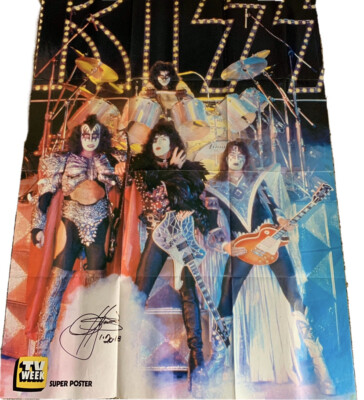 2023 KISS キッス ジーンシモンズ Gene Simmons 直筆サイン GENE SIMMONS (KISS) custom framed signed display-JSA | eBay