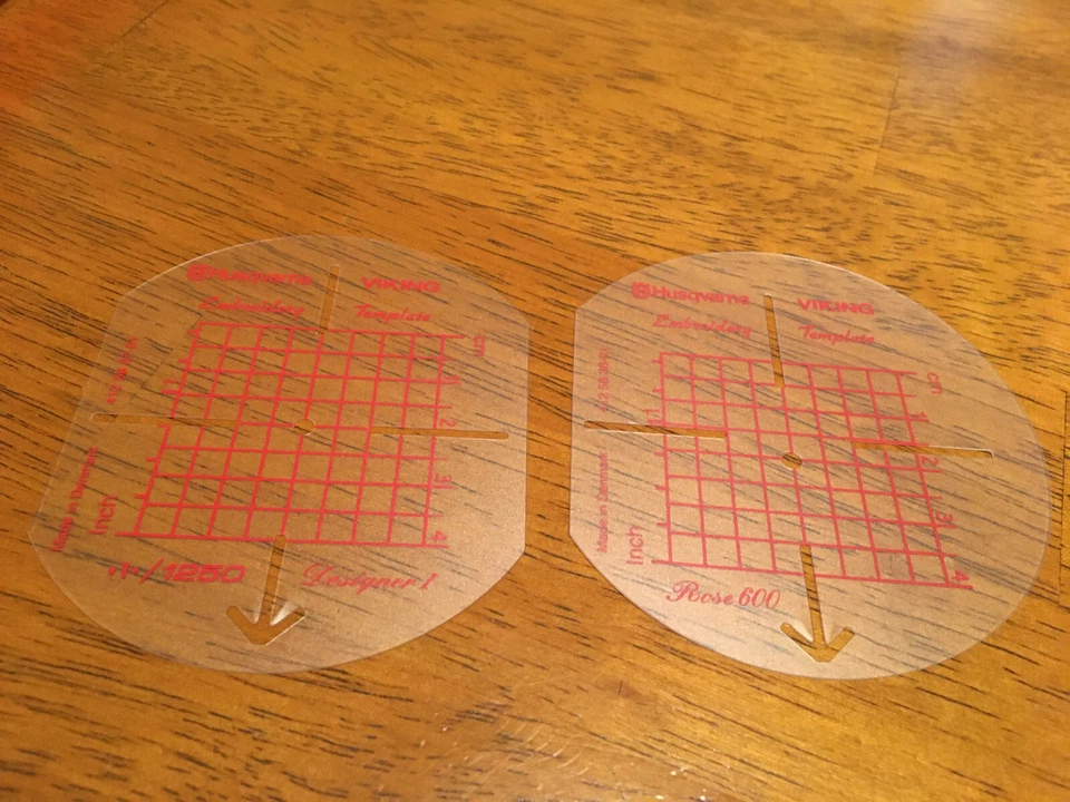 Vintage Husqvarna Viking Mini Embroidery Spring Hoop #1+ Orchidea Rose 40 X 40mm - Image 3 of 4