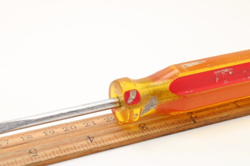 MAC Tools PHR3 3" x 3/16" Rojo/Ámbar Mango Duro Punta Plana Destornillador Ranurado EE. UU. - Imagen 3 de 9