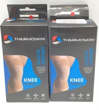 Thermoskin 85609 Elastic Knee Support Beige Large - LOT of 2 - NEW