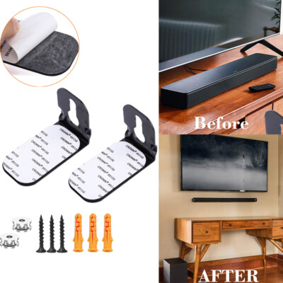 Sound Bar Mounts Wall Mount Kit Soundbar Mounting Bracket For Samsung/LG Speaker