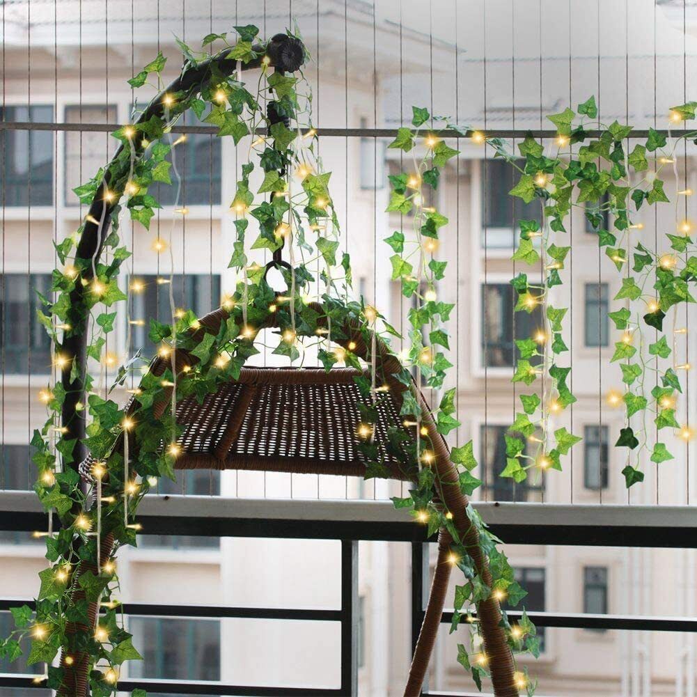 Fancy Solar LED Creeper Garland Fairy String Lights Hanging Lights for Home  Kitchen Garden Office Wedding Wall Decor 10M 100LED 