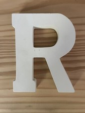 White Wooden 5 Inches Letter R