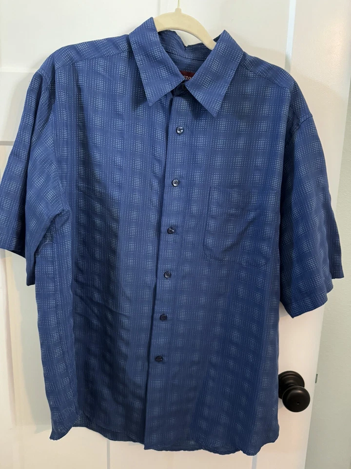 Covington S/S Button Down Casual Shirt Size Large - Image 2 of 3