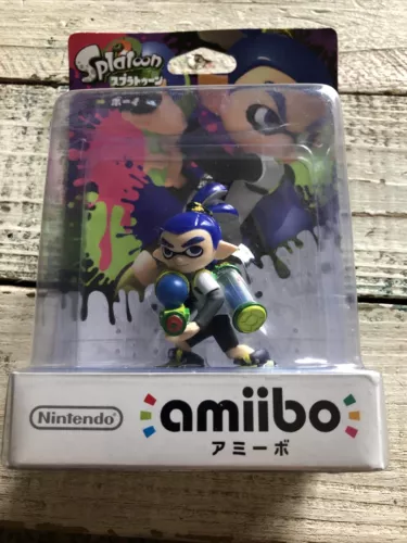 NEW Nintendo Switch amiibo Splatoon 2 Inkling Boy Original Color Wii U JAPAN F/S