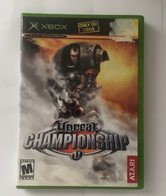 Microsoft XBOX  -  UNREAL CHAMPIONSHIP by Atari Epic Games Video Game - Complete