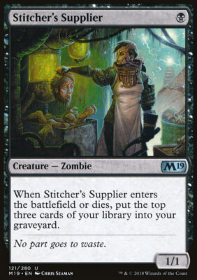 MTG Magic the Gathering Stitcher's Supplier (121/333) Core Set 2019 LP