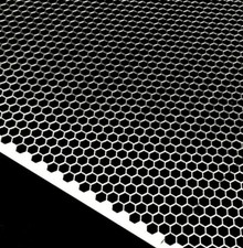 Lochblech Aluminium Hexagonal 500mm 1000 mm x Ihre Wunschlänge x 1,5mm HV6-6,7