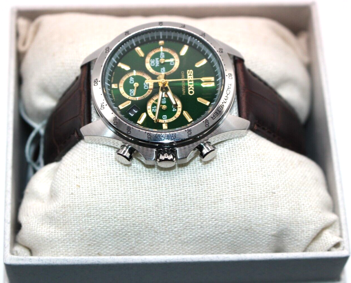 SEIKO Spirit SBTR017 Chronograph Men's Watch New in Box Authentic