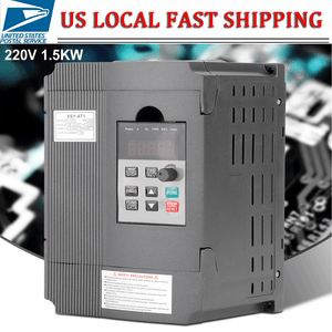 AC 220V 1.5KW Adjustable-Frequency Drive VFD Speed Controller 3-phase Motor AC 220V 1.5KW Adjustable-Frequency Drive VFD Speed Controller 3-phase Motor