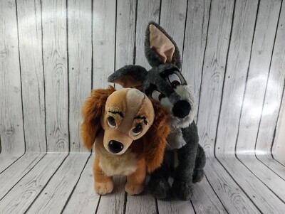 希少★WALT Disney's Lady and the TRAMPぬいぐるみ Rare Walt Disney World Lady And The Tramp Plush Set 18