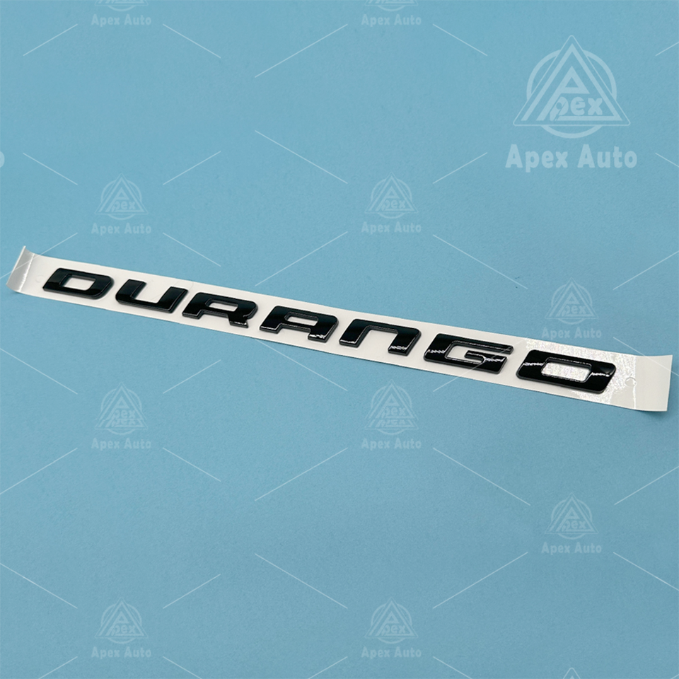 Durango Letters For 2014-2025 Durango Letter Emblem Black Tailgate Badge Replacement ...