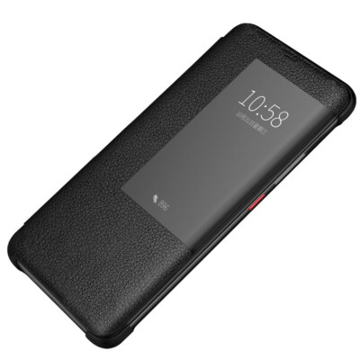 Shockproof Luxury Leather Flip Smart-View Caller Cover For Huawei Mate 20 Pro 5G