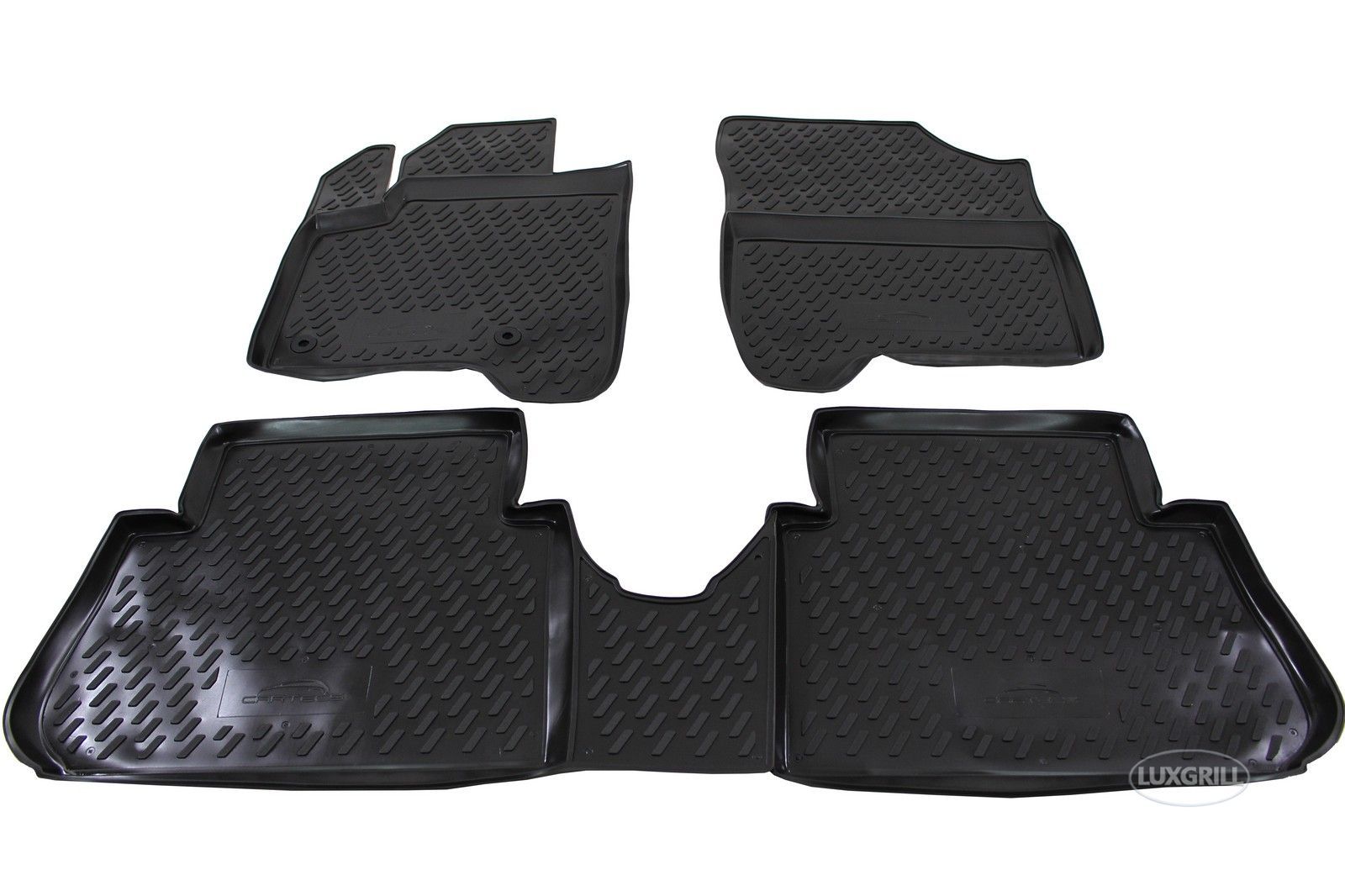 Tapis de sol caoutchouc bords hauts Citroen C3 Picasso 2009 2010 2011 noir
