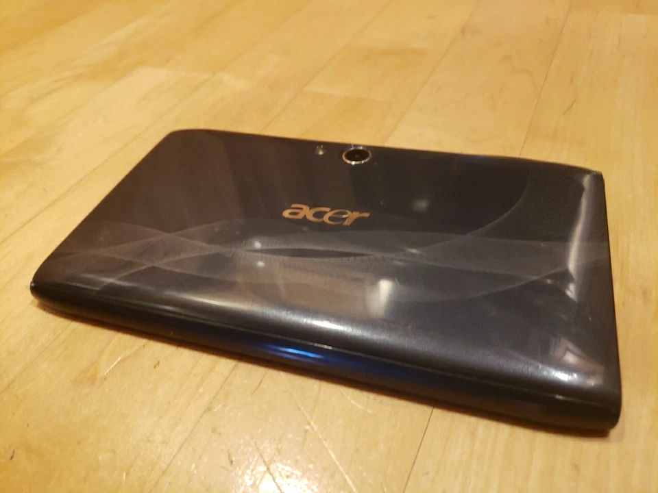 Acer Iconia A100-07u08u 8 GB, Wi-Fi, 7 pulgadas - Azul acero - Dañado Foto 3 de 4