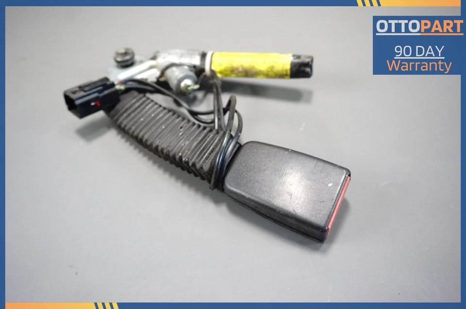 Jaguar XJ8 XJR 2004-2009 VDP X358 hebilla de cinturón de seguridad trasero izquierdo AMB Mocha Foto 2 de 4