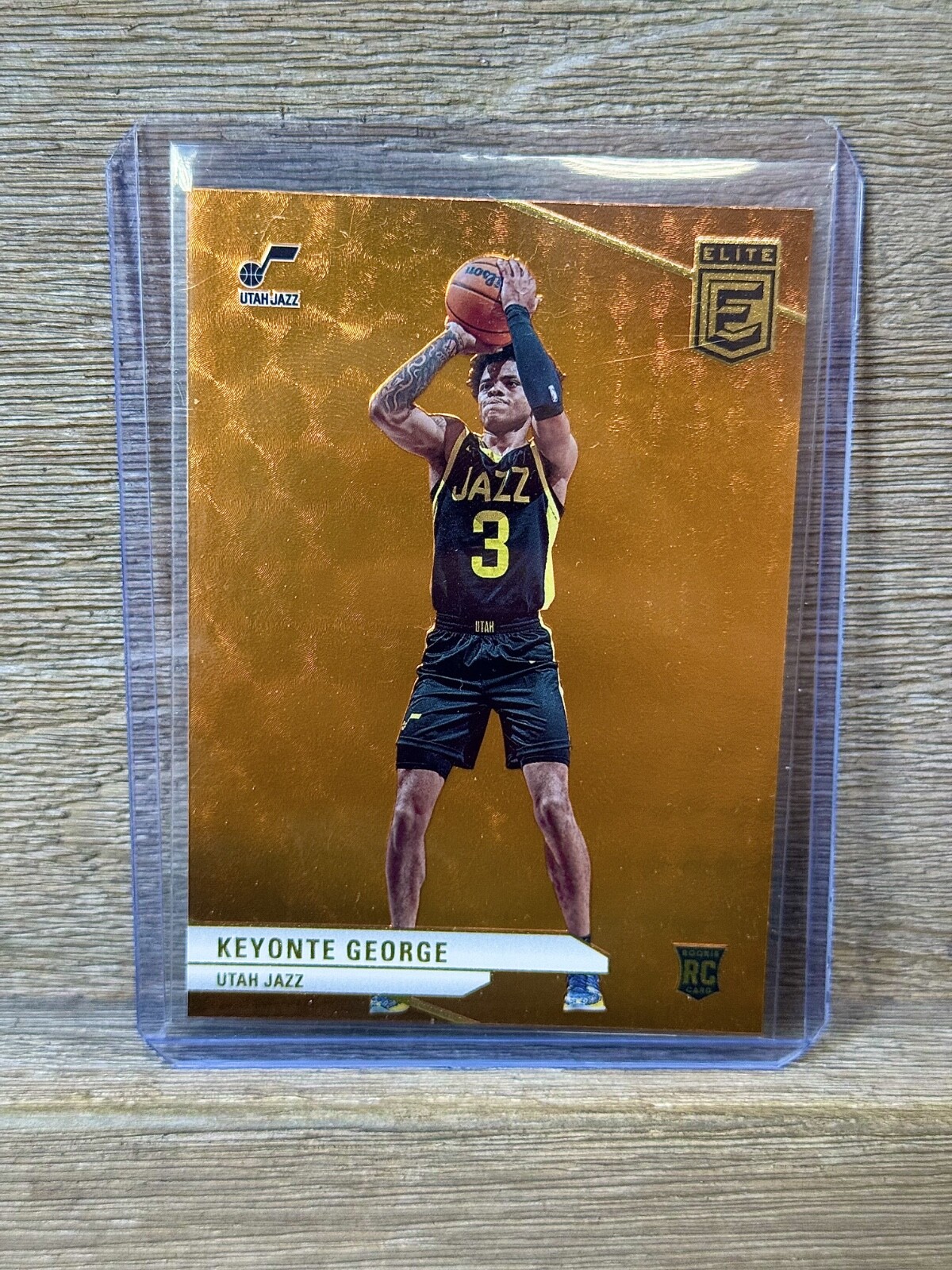 2023-24 Donruss Elite - Rookies #221 Keyonte George (RC) Orange Parallel