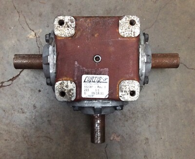 Curtis Machine Company Gear Box 932087-Rev 1, 215, 1:1, D 09/18/20 1  Shaft X3