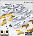 1/48 B-29 Superfortress Exhaust/Supercharger 3D Printed Resin PE Upgrade 48100