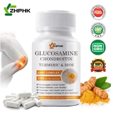 Glucosamine Chondroitin Turmeric MSM Triple Strength Joint Support 2100mg
