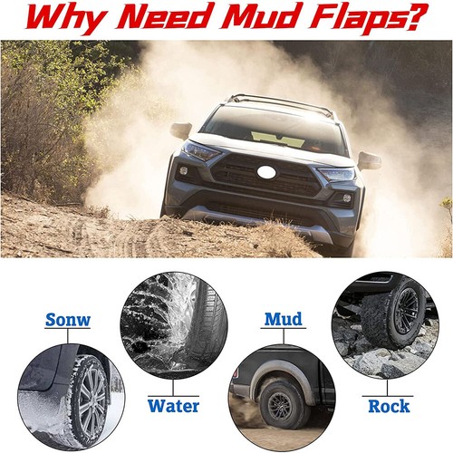 For 2019-2023 Toyota RAV4 Front and Rear Mud Flaps Molded Splash Guards Set of 4 - Foto 3 di 12