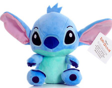 Disney STITCH Plush, Lilo Stitch 8" Stuffed Toy, Blue Original Character, NEW