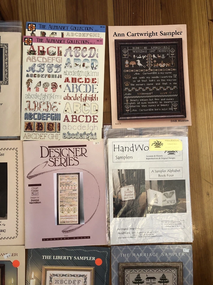 Cross Stitch Patterns LOT of 35 Sheepish Designs Bennett Needle's Prayse DAR - Image 3 of 4